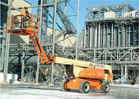 Articulating boom lift rental