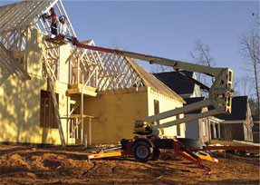 Trailer mounted boom lift rental
